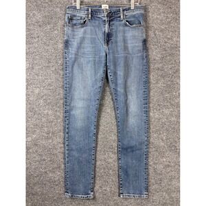 Flint and Tinder Jeans Mens 32x31 Blue Slim Fit Medium Wash Denim Made in USA